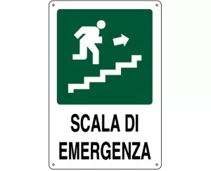 CARTELLO ALL. SCALA DI EMERGENZA 0320.33.30 D&B VERONA