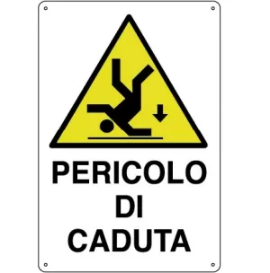 CARTELLO ALL. PERICOLO DI CADUTA 0020.66.10 D&B