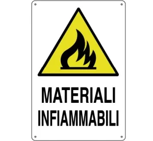 CARTELLO ALL. MATERIALI INFIAMMABILI 0020.24.20 D&B