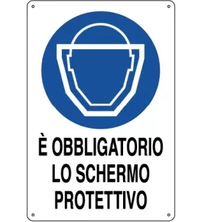 CARTELLO ALL. OBBLIGO SCHERMO PROTETTIVO 0180.61.00 D&B