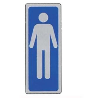 ETICHETTA ADESIVA WC UOMO 1591.00.40 D&B