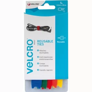CONFEZIONE 5 FASCETTE EC60250 VELCRO