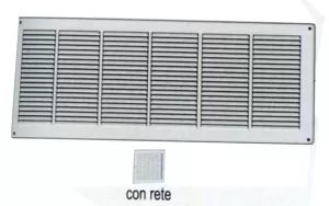 GRIGLIA METALLO BIANCA GL6424RB LA VENTILAZIONE