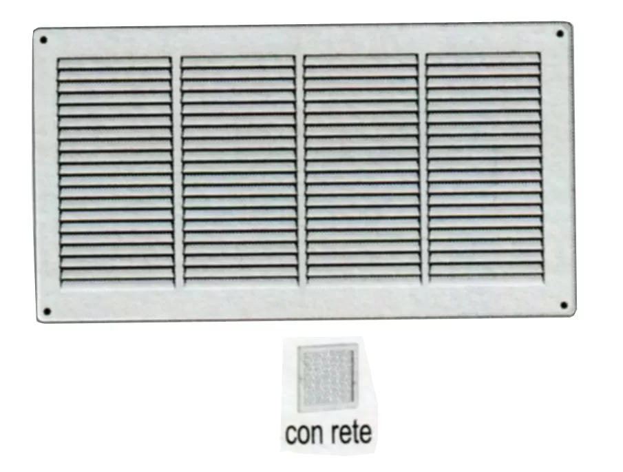 Griglia metallo bianco gl4424rb la ventilazione