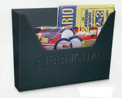 Cassetta nera per la publicità hellas maxi alubox