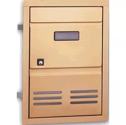 Cassetta postale a sportello sc-2 bronzo alubox