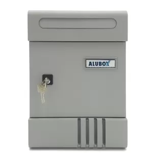 CASSETTA POSTALE SE ARGENTO METALLIZATO ALUBOX
