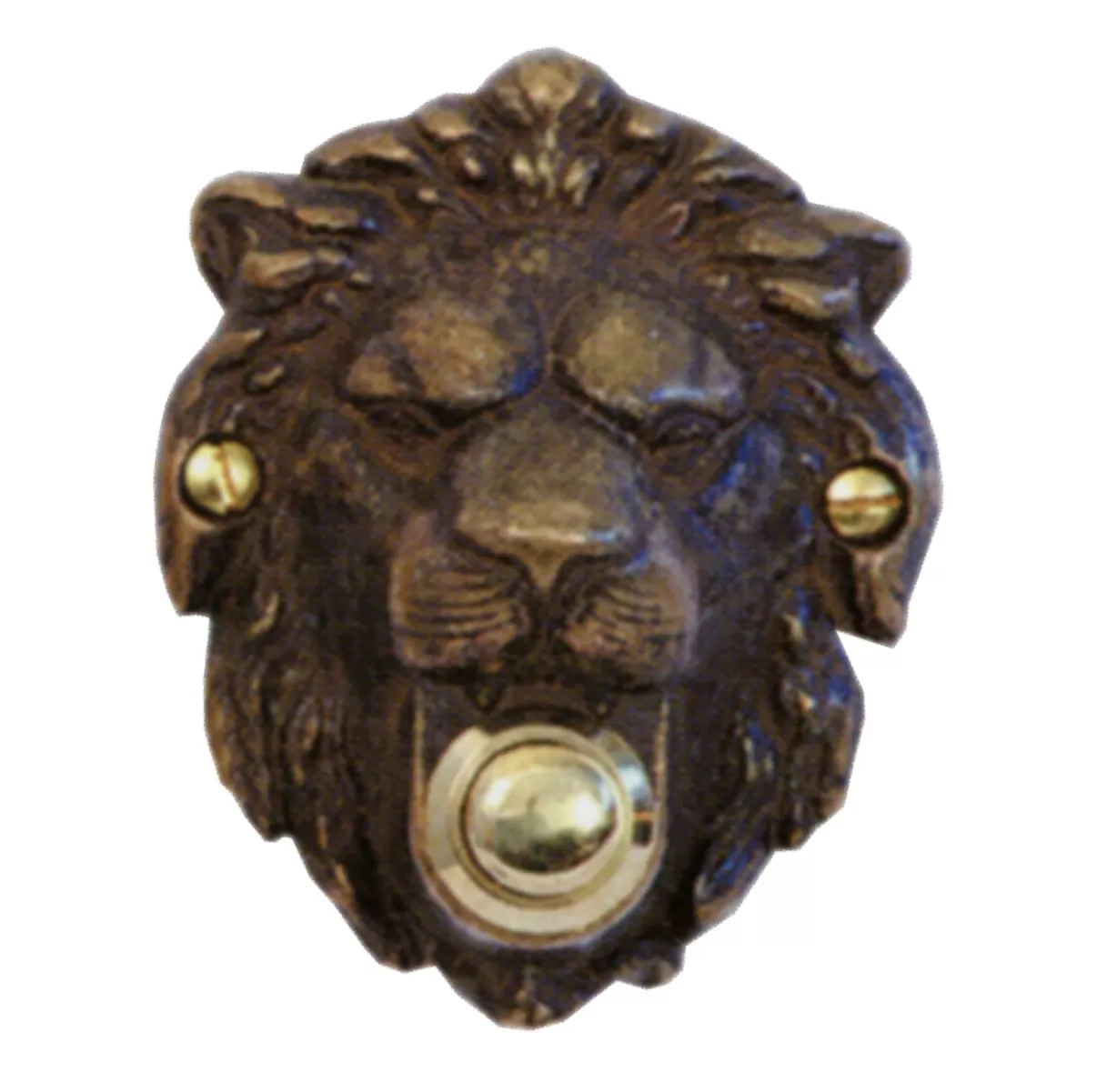 Campanello in ottone brunito clleopob alubox