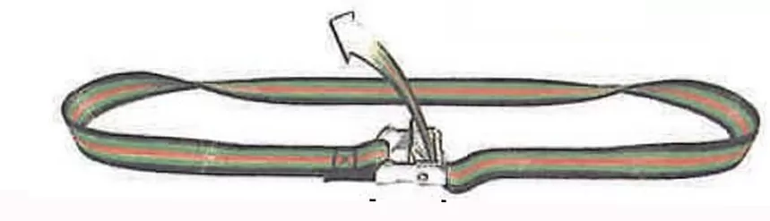Sistema ancoraggio anco pacco strops