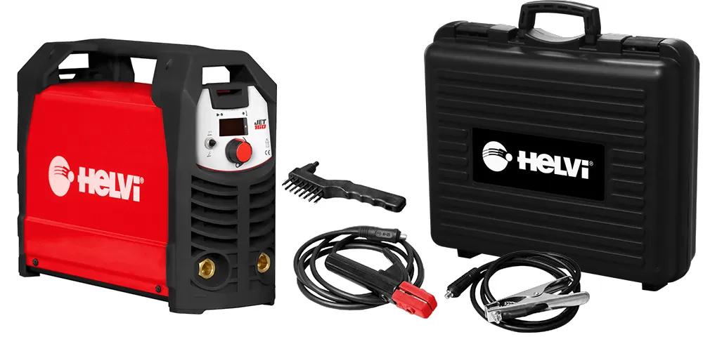 Saldatrice helvi jet 160 con kit valigia