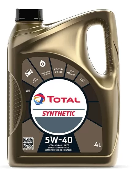 Olio total syntethic plus 5w40