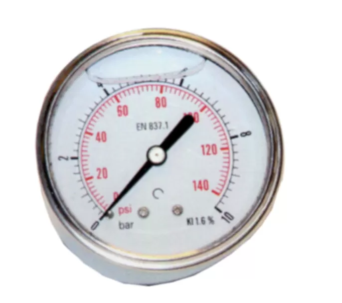 Manometro 63mm glicerina attacco posterione mx71 konfit