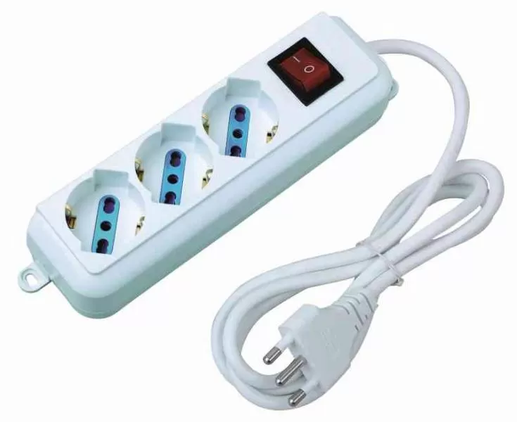 Multipresa con interruttore eck1110 ec elettrocanali