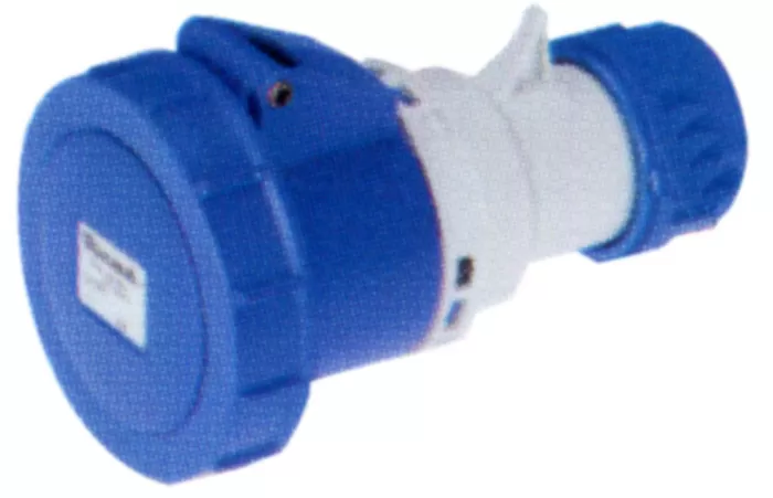 Presa ind. 220v 2p+t 16a blu ec69081 ec elettrocanali