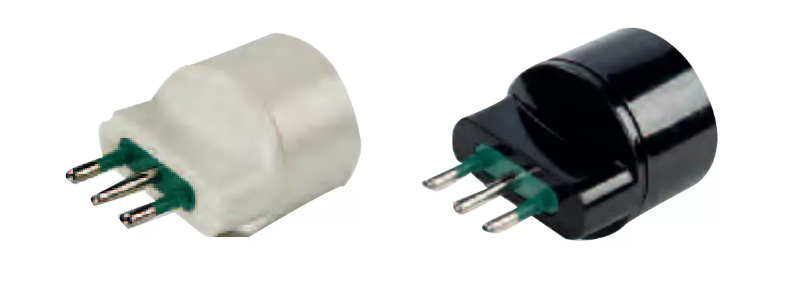 Adattatore schuko 10a 2p+t eck336 ec elettrocanali