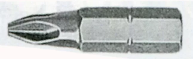 Inserti corti per viti pozidriv fermec 2704 1/4