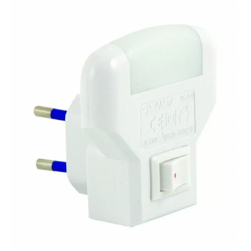 Punto luce bianco con interruttore il09led.012l velamp