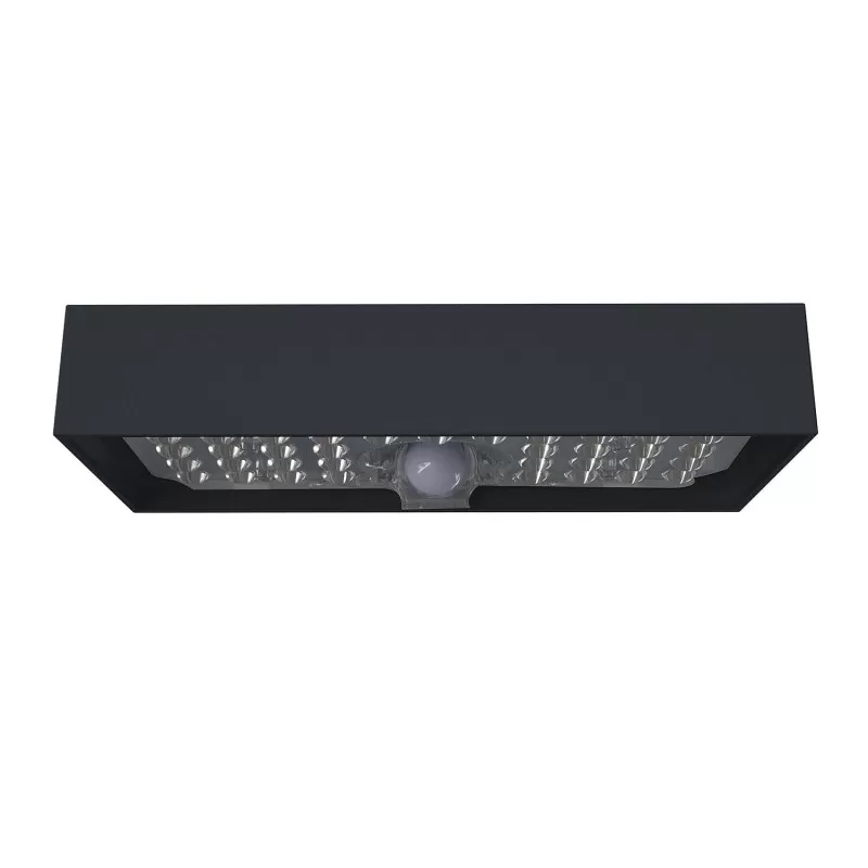 Applique led solare brick antrancite sl247 velamp