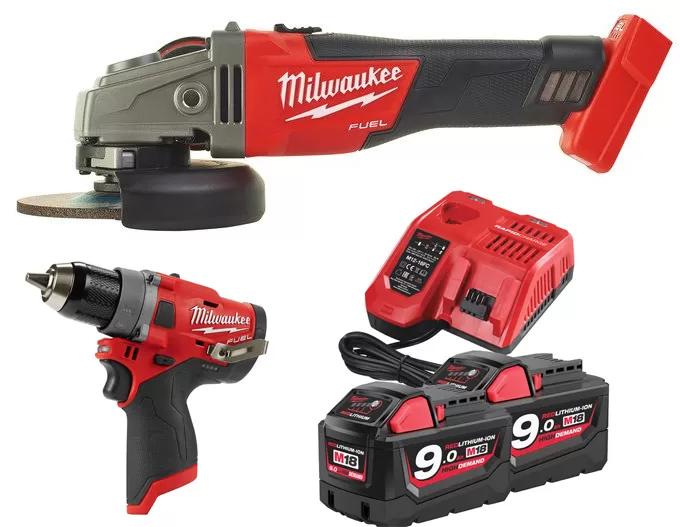 Kit smerigliatrice cag115x-nrg902 avv. m12fdd-0 milwaukee