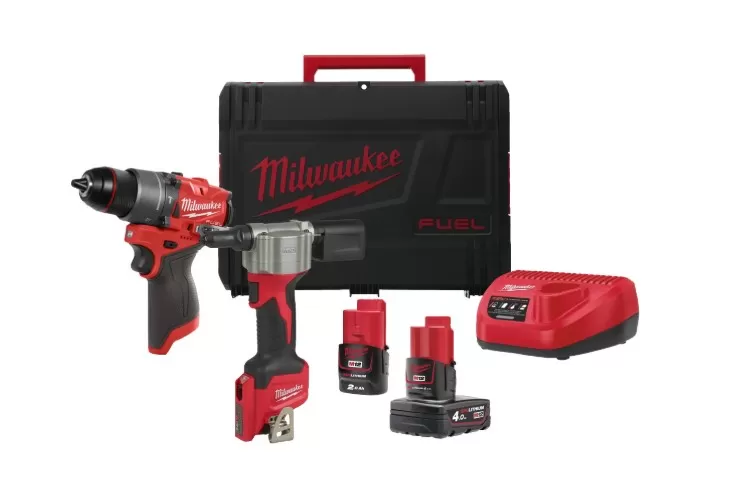 Kit rivettatrice e trapano m12fpp2d2-422x milwaukee