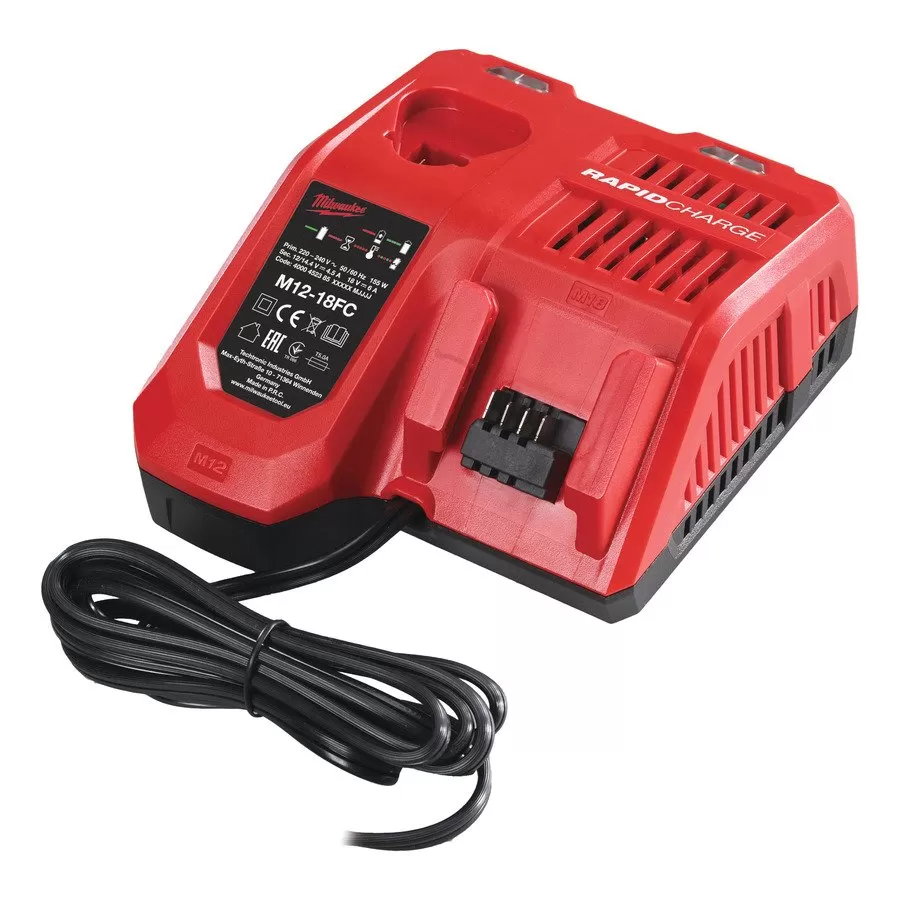 Caricabatterie milwaukee m12-18fc