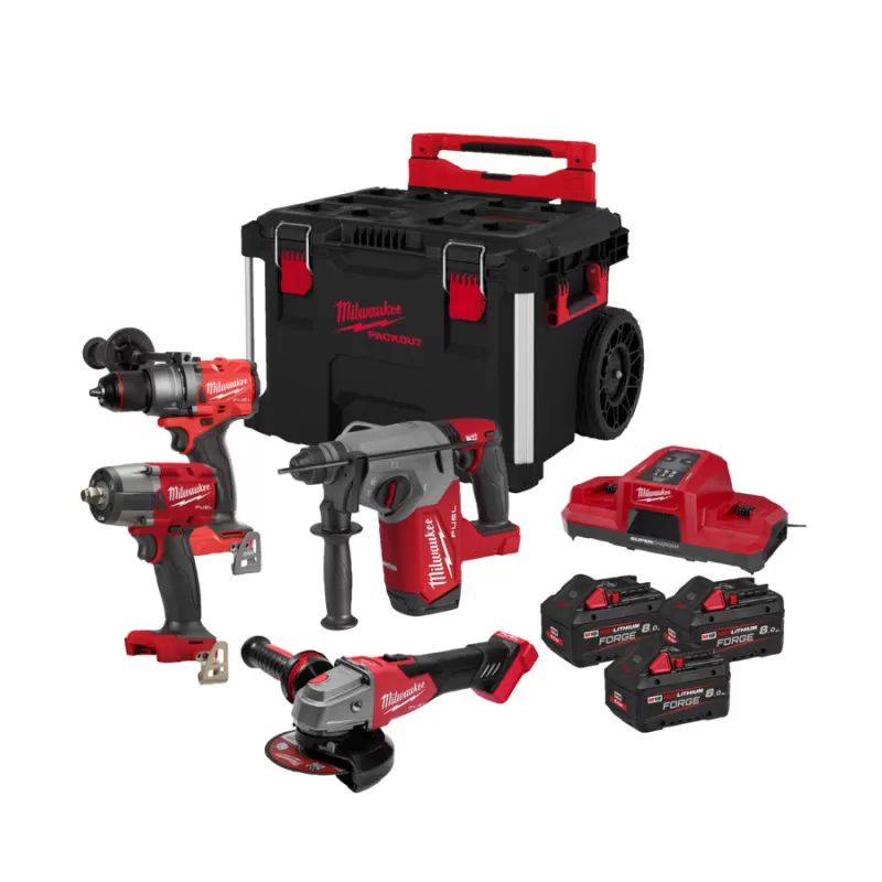 Kit milwaukee m18 fppahf-803p 4933500125