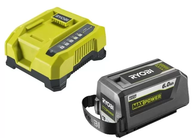 Kit batteria e caricabatteria ryobi ry36bk60b-160
