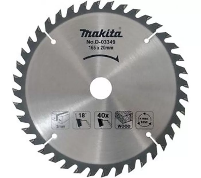 Lama seghe circolari al tungsteno d-03349 makita