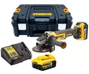 Smerigliatrice a batteria 125mm dewalt dcg405p2