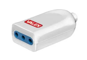 PRESA DRITTA 10 A BIANCA 1140023 VALEX