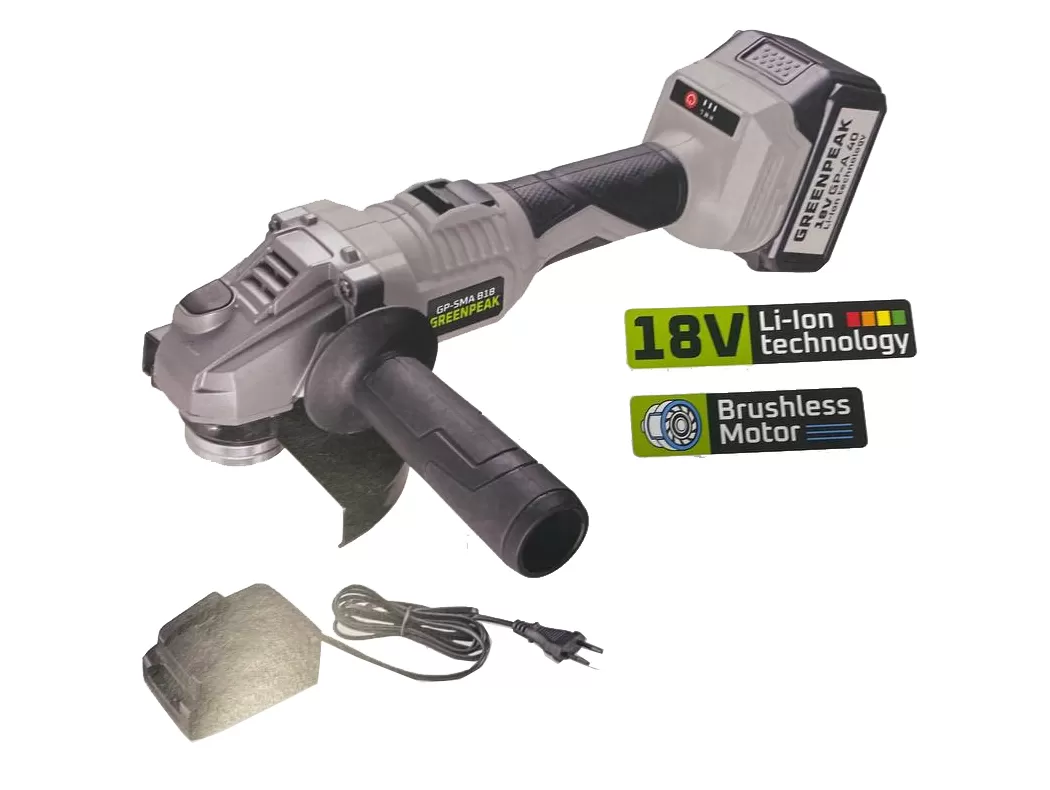 Smerigliatrice brushless gp-sma b 18 greenpeak