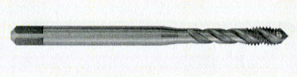 Maschio Per Foro Cieco HSS-TIN, M6 X 1 - Per Acciai, Metalli Non Ferrosi, Con Punta, DIN 371 - Foto 5