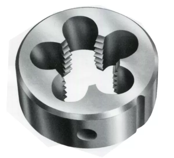 Filiera acciaio cromo tonde per gas bsp 640 fium