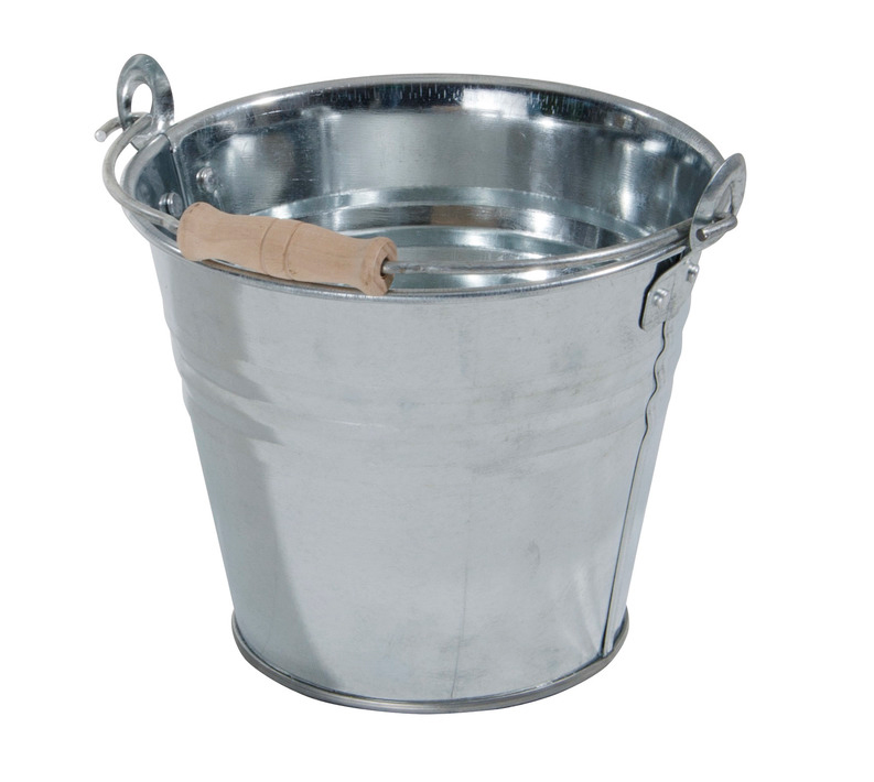 PAMEX Secchio Zincato Da 5 Litri – Resistente A Corrosione E Ruggine – Ideale Per Casa, Giardino E Fai Da Te