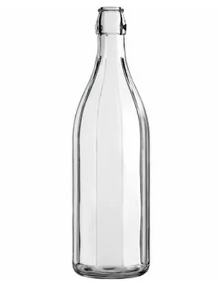Confezione 15 bottiglie 1 lt costolata botti a & b