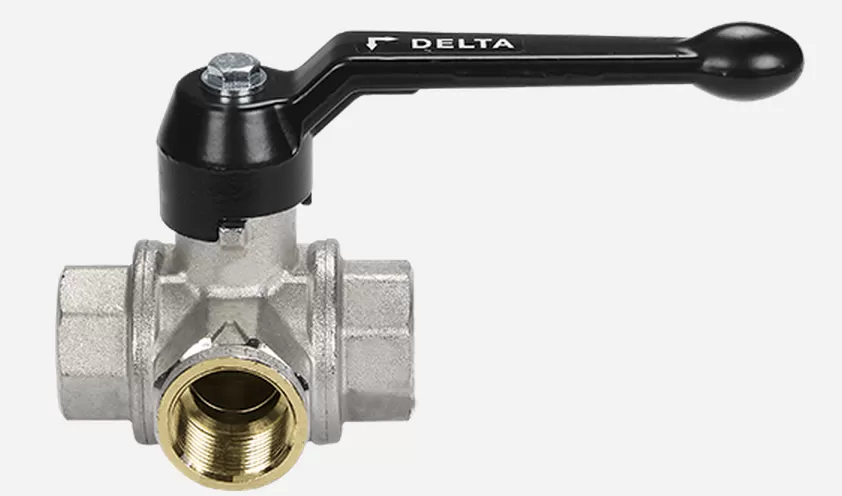 Valvola a sfera delta a 3 vie l 1150 effebi