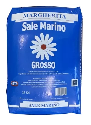 CONFEZIONE 25Kg SALE MARINO GROSSO ESSICATO