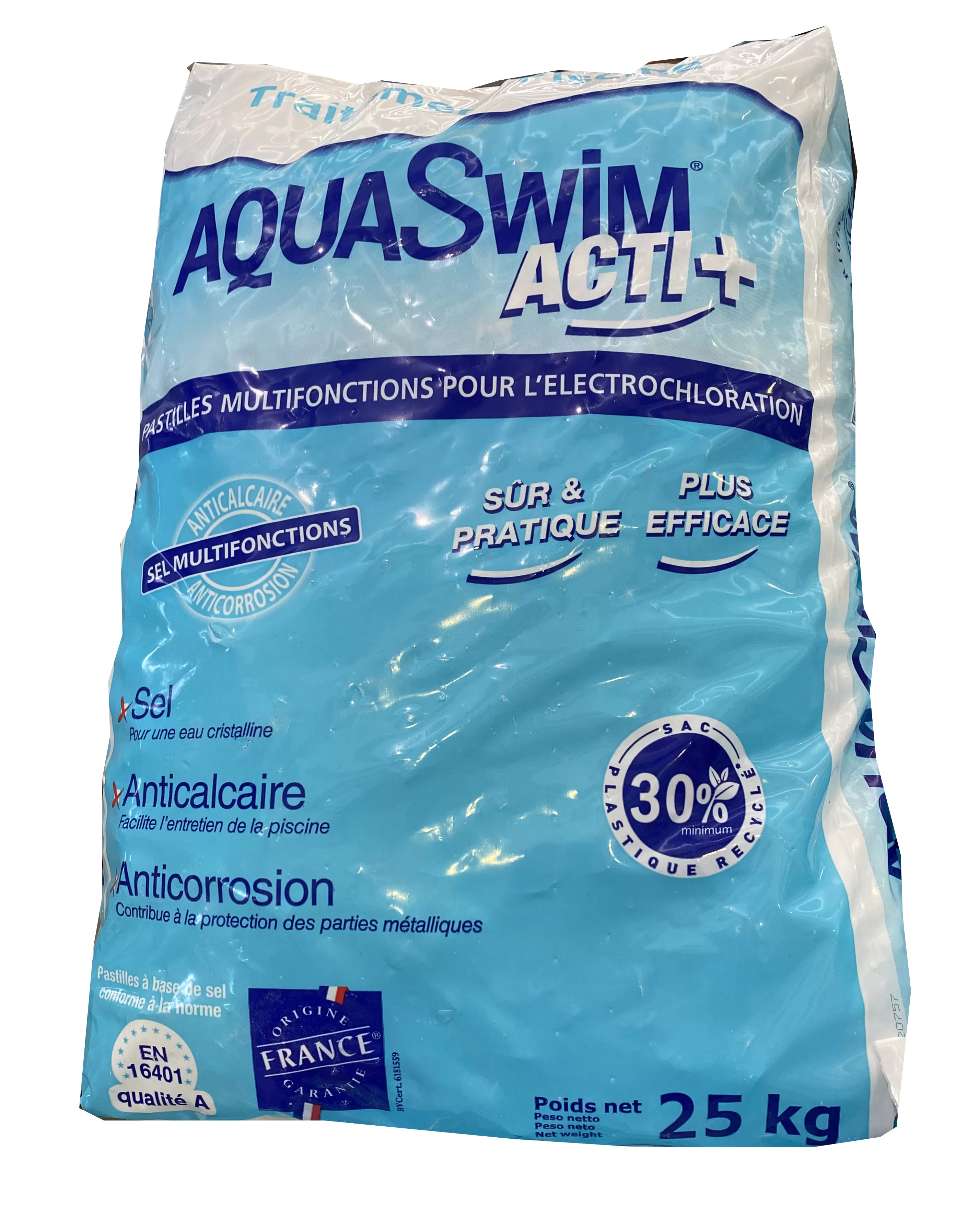 Confezione 25kg sale piscina elettrosterilizzatore