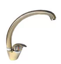 Miscelatore lavello byron by10600ov idronord ottone vecc.