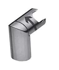 Supporto muro snodato cromo 1605n bossini