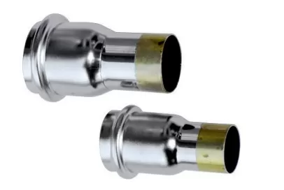 Giunto ottone cromato per tubi piombo 6001