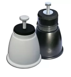 PIEDINO PAVIMENTO 1000R CON VITE M10