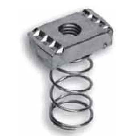 Costruzioni Industriali Dadi Scorrevoli Con Sfera A Molla - 40 Pezzi M8, Per Profilo Europeo 40, Acciaio Zincato Serie 40