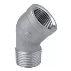 GOMITO INOX 45° MF 122 RACCORDERIE METALLICHE