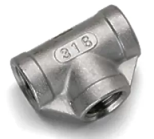 Tee normale inox art. 131 raccorderie metalliche