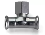 T con deviazione filetto f art.189 raccorderie metalliche