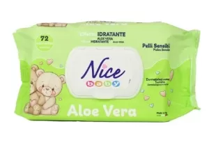 CONFEZIONE 72 SAVIETTE BABY NICE ALOE
