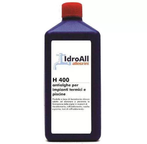 Antialghe per impianti temici e piscine h400 allegrini