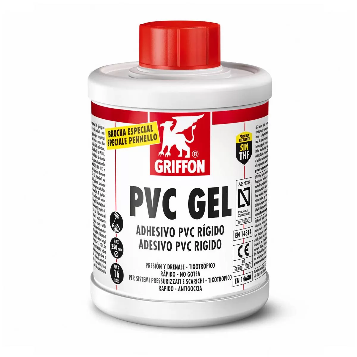 Adesivo rapido per pvc rigido pvc gel griffon