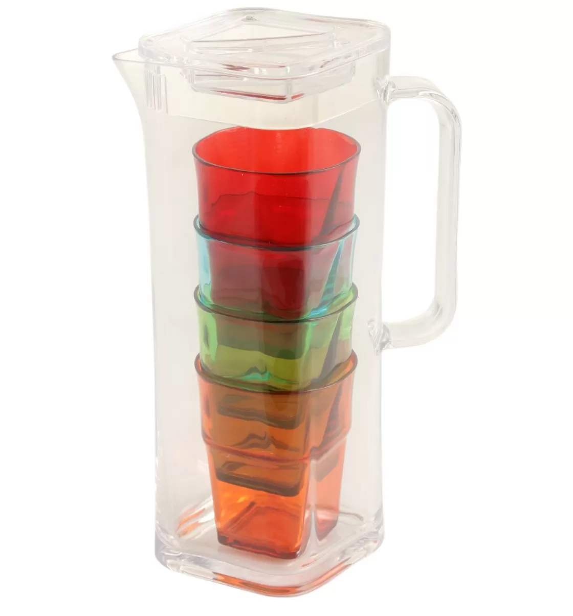 Set brocca con 4 bicchieri fresh 2402301 villa d' este